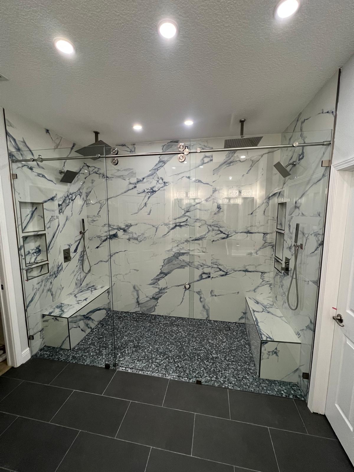 Fictitious luxury bathroom